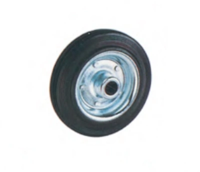 Колесо литая резина C 80 200 мм без втулки, чашек и болта (N) по ценам производителя в Уфе с доставкой по всей России