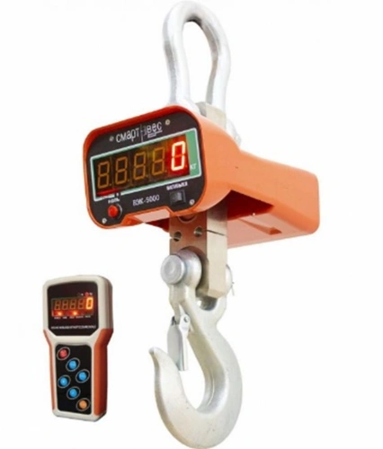 Весы крановые ВЭК-3000 лайт с дублированием показаний на пульт по ценам производителя в Уфе с доставкой по всей России