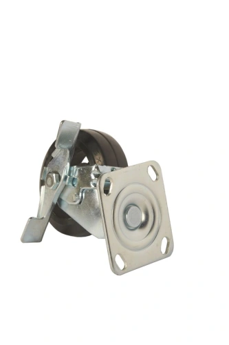 Колесо большегрузное поворотное SCdb 55 125 мм обрезиненное с тормозом (N) по ценам производителя в Уфе с доставкой по всей России