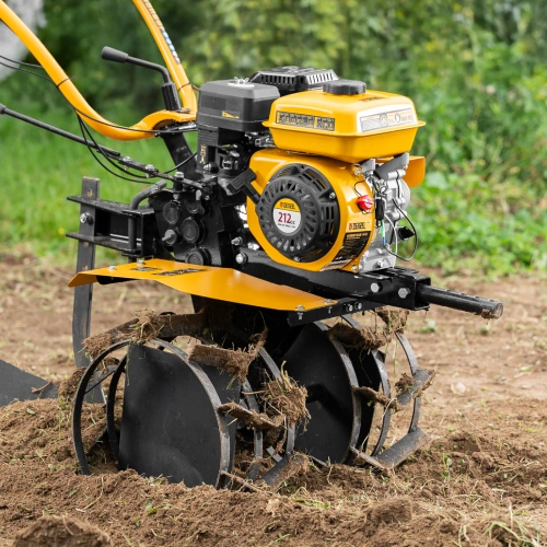 Мотоблок DPT-370S, 7 л.с., ремен.сцеп, фрез 3х4, ШОМ, передачи 3В/1Н Denzel по ценам производителя в Уфе с доставкой по всей России