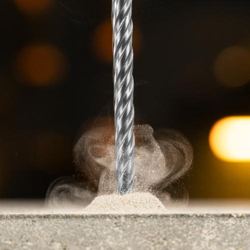 Бур по бетону, цельная крестовая пластина, 6x165 мм, SDS PLUS Denzel по ценам производителя в Уфе с доставкой по всей России