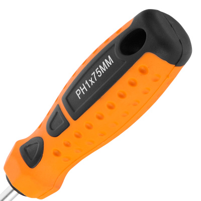 Отвертка "Point", PH1 х 75 мм, CS, двухкомпонентная рукоятка Sparta по ценам производителя в Уфе с доставкой по всей России