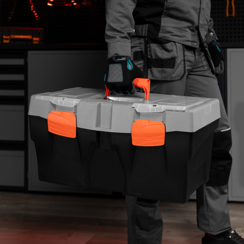 Ящик для инструмента 23", 590х300х300 мм, пластик Россия// Stels по ценам производителя в Уфе с доставкой по всей России