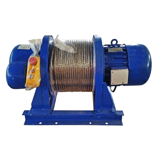 Лебедка электрическая 2000кг  70м с канатом 380В TOR KDJ PRO по ценам производителя в Уфе с доставкой по всей России