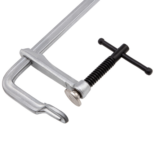 Струбцина F-образная, 100x600мм, кованая Denzel по ценам производителя в Уфе с доставкой по всей России