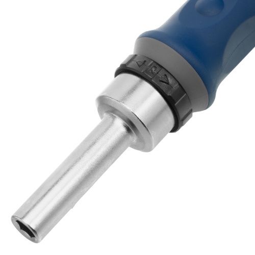 Отвертка реверсивная с набором бит и торцевыми головками, 35 шт, CrV Сибртех по ценам производителя в Уфе с доставкой по всей России