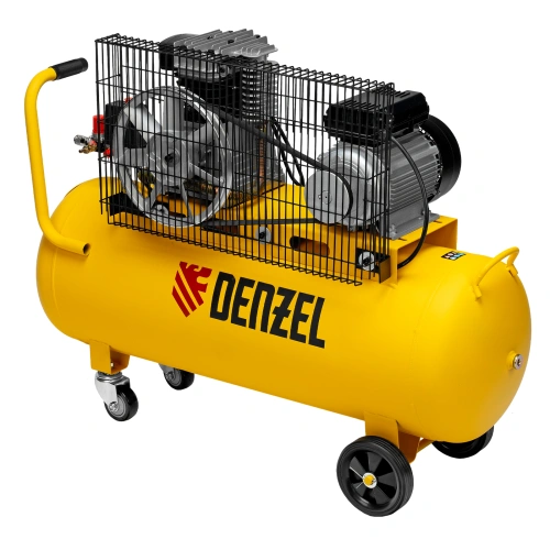 Компрессор воздушный BCI2300/100, ременный привод, 2.3 кВт, 100 литров, 400 л/мин Denzel по ценам производителя в Уфе с доставкой по всей России