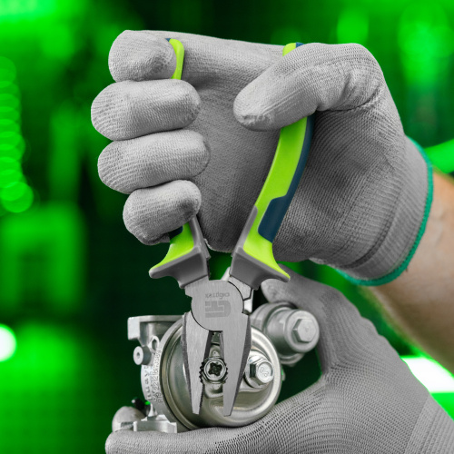 Плоскогубцы комбинированные, 160 мм, фосфатирование, трехкомпонентные рукоятки Сибртех по ценам производителя в Уфе с доставкой по всей России