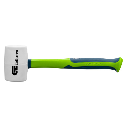 Киянка резиновая, 680 г, белая резина, фибергласовая рукоятка Сибртех по ценам производителя в Уфе с доставкой по всей России