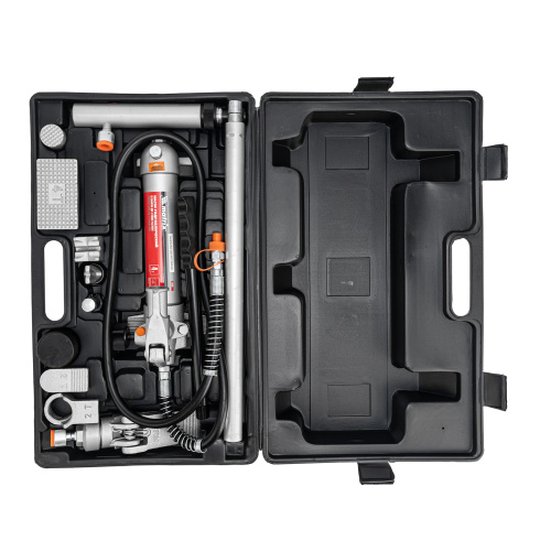 Растяжка гидравлическая, 4 т, набор из 17 предметов, 7 сменных насадок, в пластиковом кейсе Matrix по ценам производителя в Уфе с доставкой по всей России