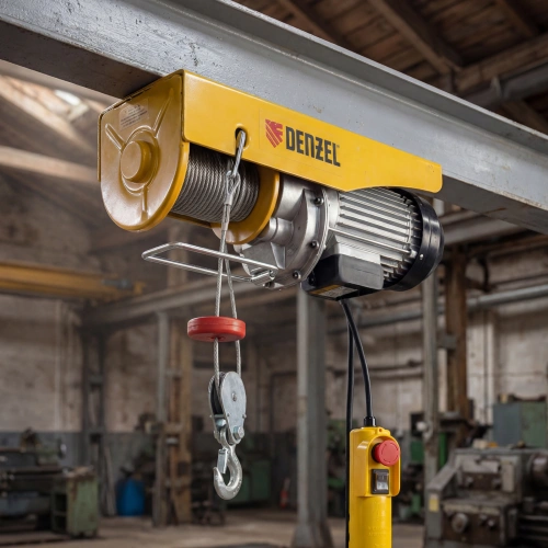 Тельфер электрический TF-1000,1 т, 1600 Вт, высота 12 м, 8 м/мин Denzel по ценам производителя в Уфе с доставкой по всей России