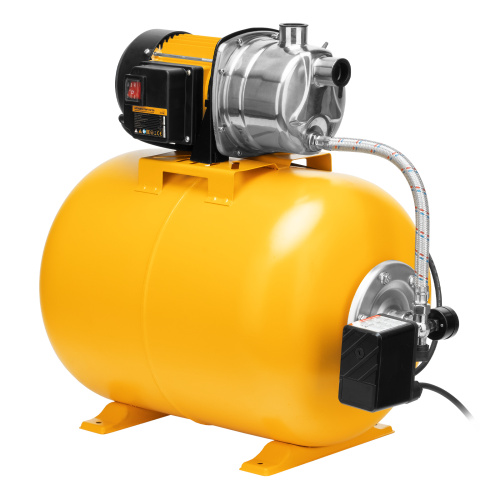 Насосная станция PSL1100X, 1100 Вт, 3600 л/ч, ресивер 50 л, подъем 45 м, нержавейка Denzel по ценам производителя в Уфе с доставкой по всей России