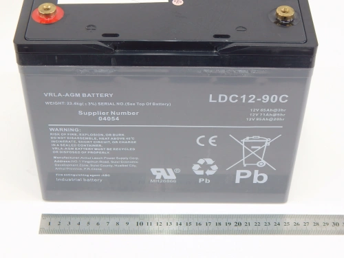 Аккумулятор свинцово-кислотный герм. (GEL) 12В/85Ач (20Hr) 260х162х215 для WS15H/WS15H SC PRO по ценам производителя в Уфе с доставкой по всей России