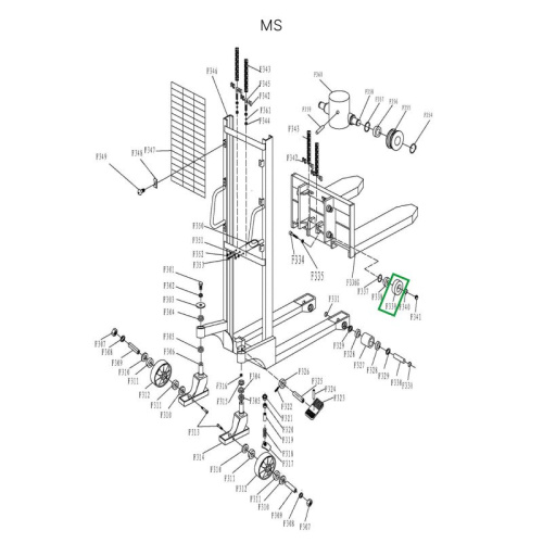 Ролик каретки для MS1516 по ценам производителя в Уфе с доставкой по всей России