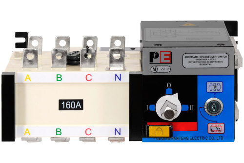 Реверсивный рубильник АВР (устройство автоматического ввода резерва) SHIQ5-160 4P купить в Москве с доставкой по всей России | ProtosMarket.ru