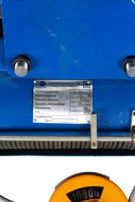 Таль передвижная  1т  9м 380В электрическая канатная TOR CD (серия J) по ценам производителя в Уфе с доставкой по всей России