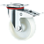 Колесо поворотное полипропилен SRCnb 42 100 мм с тормозом (F) купить в Москве с доставкой по всей России | ProtosMarket.ru