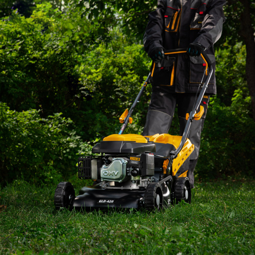 Газонокосилка бензиновая GLD-420, 146 см3, ширина 42 см, 40 л Denzel по ценам производителя в Уфе с доставкой по всей России