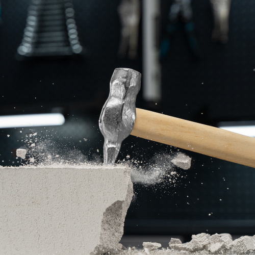 Молоток слесарный, 800 г, круглый боек, деревянная рукоятка по ценам производителя в Уфе с доставкой по всей России