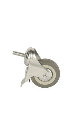 Колесо аппаратное поворотное SCtgb 93 75 мм с болтом и тормозом (F) по ценам производителя в Уфе с доставкой по всей России