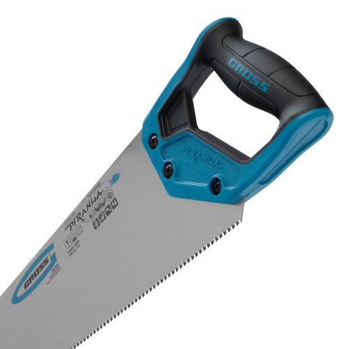 Ножовка по дереву "Piranha", 550 мм, 11-12 TPI, зуб-3D, каленый зуб, двухкомпонентная рукоятка Gross по ценам производителя в Уфе с доставкой по всей России