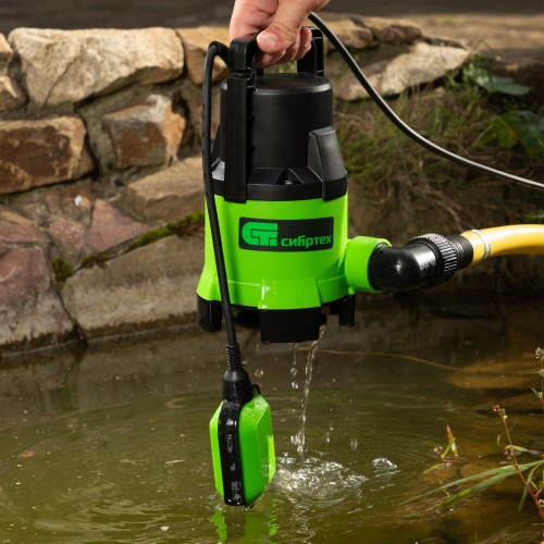 Дренажный насос для грязной воды СДН650-35, 650 Вт, напор 8 м, 11000 л/ч Сибртех по ценам производителя в Уфе с доставкой по всей России