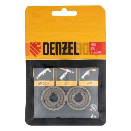 Подающий ролик, V профиль под стальную проволоку 0,8-1мм, 2 шт Denzel по ценам производителя в Уфе с доставкой по всей России