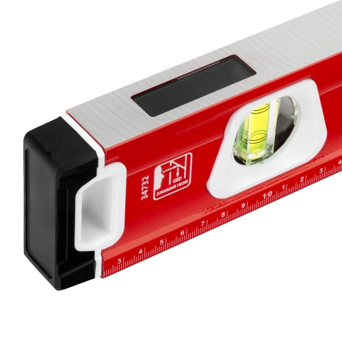 Уровень алюминиевый, магнит, фрезерованный, 3 глазка (1 зеркальный) двухкомпонентные рукоятки, 800 мм Matrix по ценам производителя в Уфе с доставкой по всей России