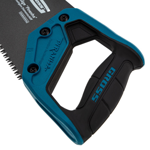 Ножовка по дереву "PIRANHA", 400 мм, 7 TPI, 3D-зуб, тефлоновое покрытие полотна, двухкомпонентная рукоятка Gross по ценам производителя в Уфе с доставкой по всей России