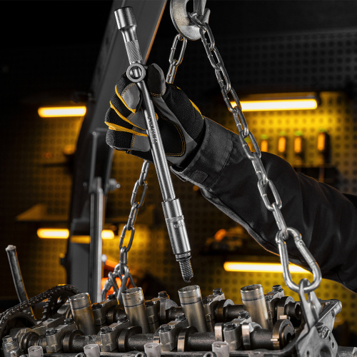 Набор инструментов, 1/2", 1/4", CrV, S2, пластиковый кейс, 84 предмета Denzel по ценам производителя в Уфе с доставкой по всей России