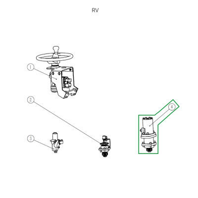 Двигатель рулевого управления в сборе для ричтрака RV (48V/0,6 кВт/АС) по ценам производителя в Уфе с доставкой по всей России