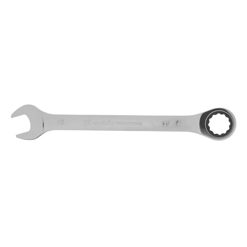 Ключ комбинированный трещоточный, 19 мм, CrV, зеркальный хром Matrix Professional по ценам производителя в Уфе с доставкой по всей России