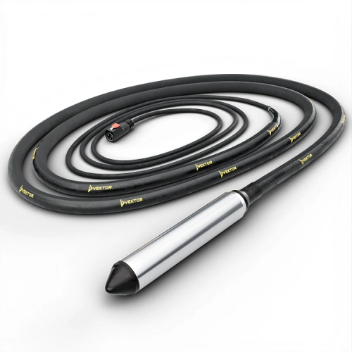 Высокочастотный глубинный вибратор без встроенного преобразователя 5 м Vektor EL 63 по ценам производителя в Уфе с доставкой по всей России