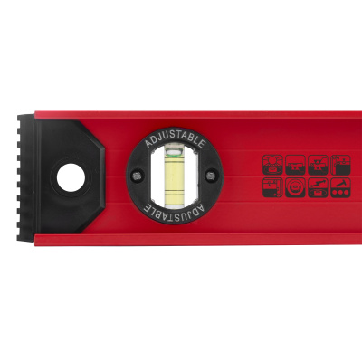 Уровень алюминиевый "Рельс", 400 мм, 3 глазка, усиленный Matrix по ценам производителя в Уфе с доставкой по всей России