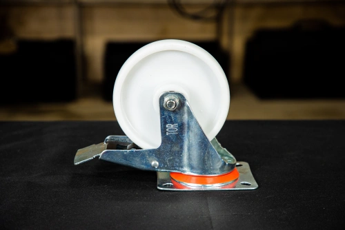 Колесо поворотное полипропилен SRCnb 63 160 мм с торозом (N) по ценам производителя в Уфе с доставкой по всей России