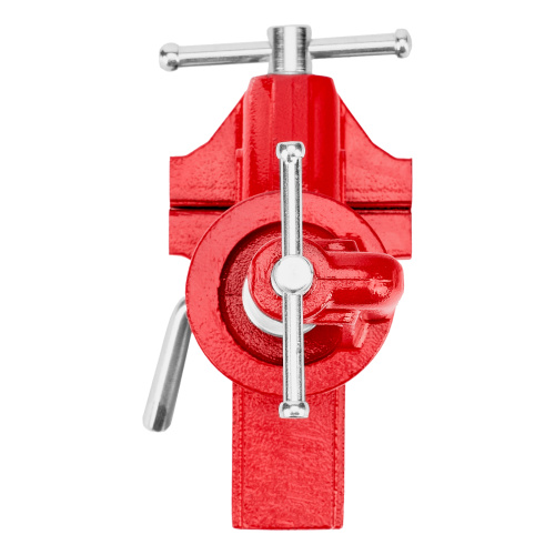 Тиски слесарные, 80 мм, настольные, поворотные, c наковальней MTX по ценам производителя в Уфе с доставкой по всей России