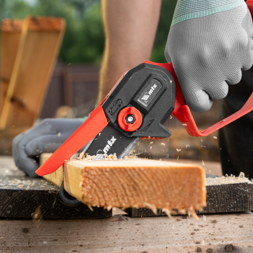 Цепная мини-пила аккумуляторная, MCS-100, шина 100 мм, Li-Ion, 20 В MTX по ценам производителя в Уфе с доставкой по всей России