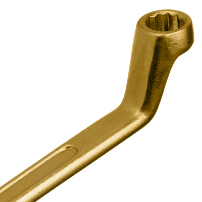 Ключ накидной, 10 х 13 мм, желтый цинк Сибртех по ценам производителя в Уфе с доставкой по всей России