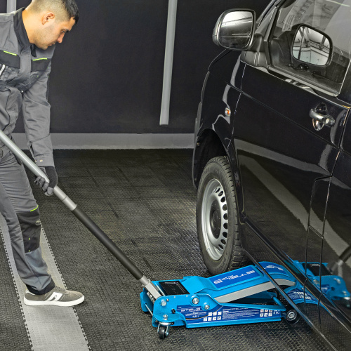 Домкрат гидравлический подкатной, быстрый подъем, 3.5т, Low Profile Quick, 100-565 мм, профессиональный Stels по ценам производителя в Уфе с доставкой по всей России