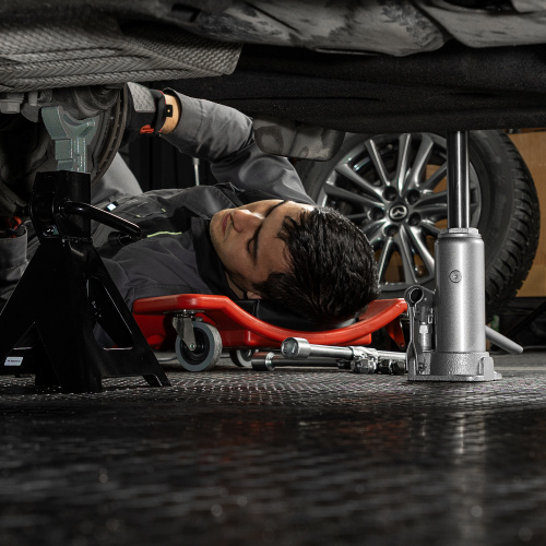 Домкрат гидравлический бутылочный, 3 т, высота подъема 194-372 мм Matrix по ценам производителя в Уфе с доставкой по всей России