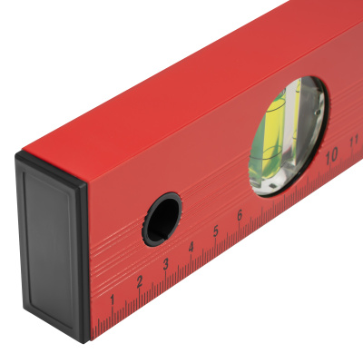 Уровень алюминиевый, 600 мм, 3 глазка, красный, линейка Matrix по ценам производителя в Уфе с доставкой по всей России