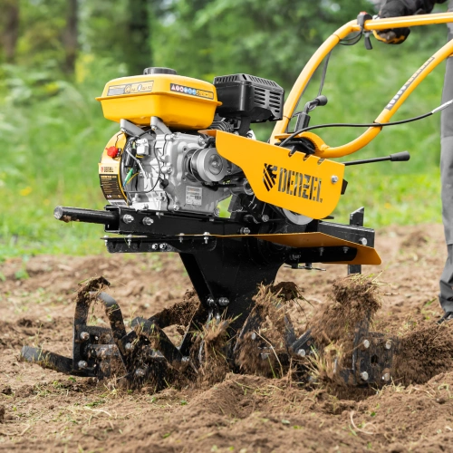Мотоблок DPT-370S, 7 л.с., ремен.сцеп, фрез 3х4, ШОМ, передачи 3В/1Н Denzel по ценам производителя в Уфе с доставкой по всей России
