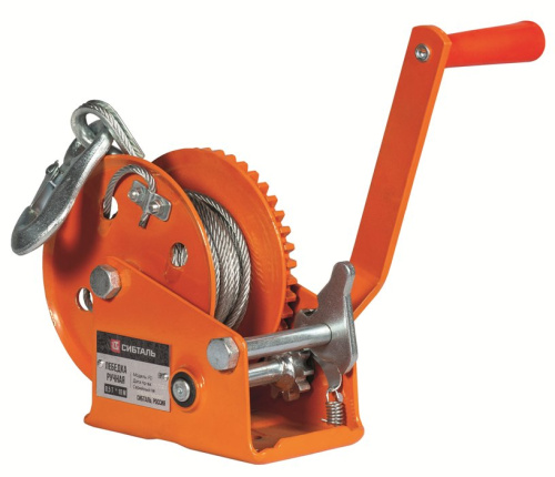 Лебедка барабанная ручная FD 0,5 т 10 м СибТаль по ценам производителя в Уфе с доставкой по всей России