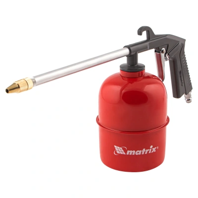 Набор пневмоинструмента, 5 предметов, быстросъемное соединение, краскораспылитель с верхним бачком Matrix по ценам производителя в Уфе с доставкой по всей России