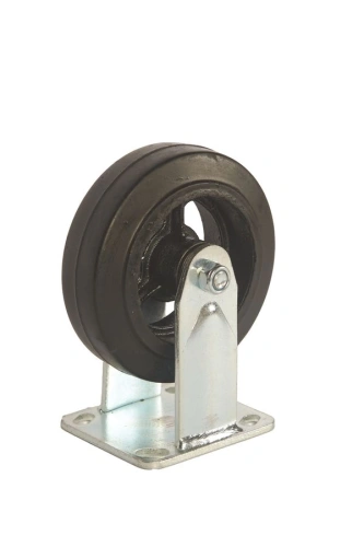 Колесо большегрузное неповоротное FCd 63 150 мм обрезиненное (F) по ценам производителя в Уфе с доставкой по всей России