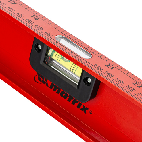 Уровень алюминиевый "Рельс", 1000 мм, 3 глазка, усиленный Matrix по ценам производителя в Уфе с доставкой по всей России