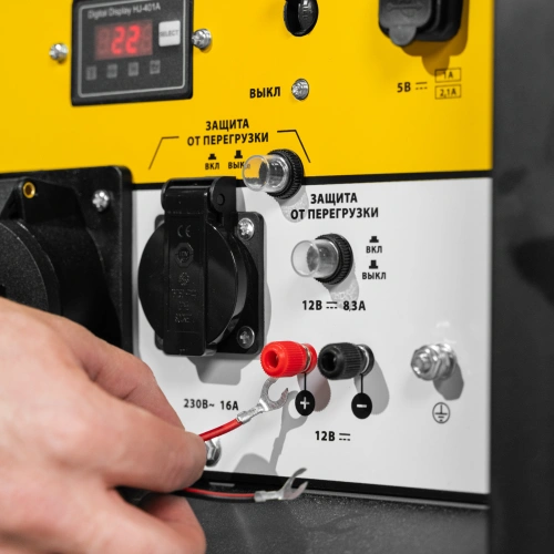 Генератор дизельный DES-55, 5,5 кВт, 230 В, 11 л, ручной стартер Denzel по ценам производителя в Уфе с доставкой по всей России