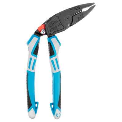 Плоскогубцы комбинированные с изогнутой головой, трехкомпонентные рукоятки, 200 мм Gross по ценам производителя в Уфе с доставкой по всей России