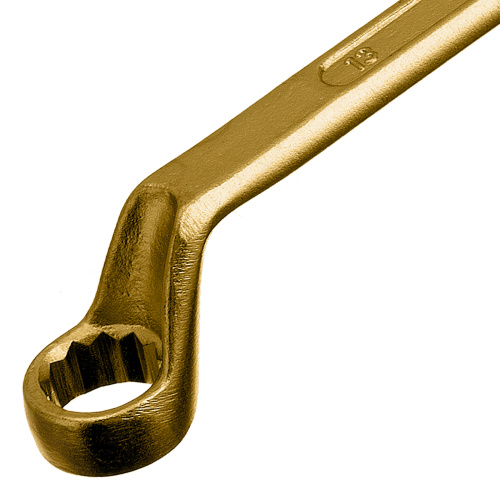 Ключ накидной, 10 х 13 мм, желтый цинк Сибртех по ценам производителя в Уфе с доставкой по всей России
