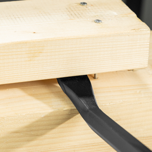 Лом-гвоздодер, 450 мм, шестигранный 16 мм, окрашенный, сталь 65 Denzel по ценам производителя в Уфе с доставкой по всей России